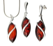 Echtes 925 Silber SCHMUCKSET