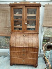 Biedermeier Sekretär Kirschbaum Antik  Messingbeschläge