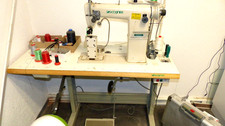 Industrienähmaschine ZOJE ZJ24028-2 für Polster und Leder /Profigerät/2 Nadeln