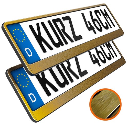 Kurze kennzeichenhalter in - kurze,