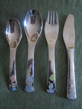 Auerhahn 4teiliges Kinderbesteck