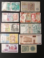 10 X banknoten aus aller welt