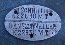 Erkennungsmarke Kriegsmarine Marke WW2 Bodenfund WK2 Marinestation Nordsee 