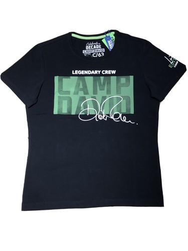 Camp david shirt blue - t-shirt, navy
