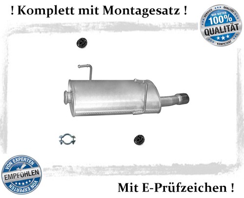 Endschalldämpfer für peugeot - für,