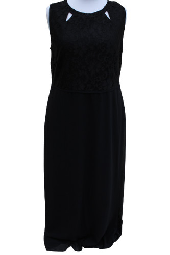 Sheego kleid schwarz - kleid,