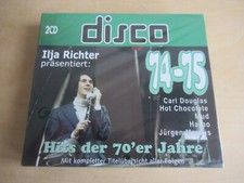 Disco 74-75-Ilja Richter präsentiert-sealed 2er CD-Neu! OVP-Kult Sendung!