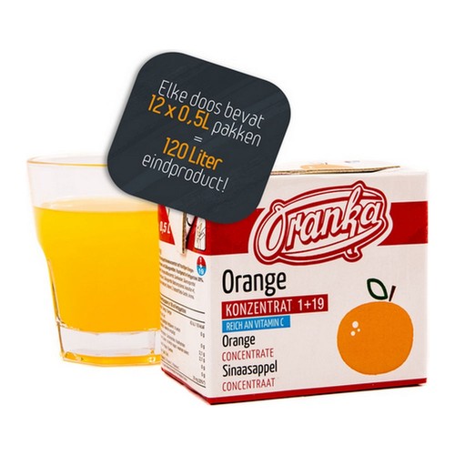 Oranka sinaasappel 12 x - oranka, |