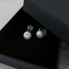 Ohrclips mit echten Perlen