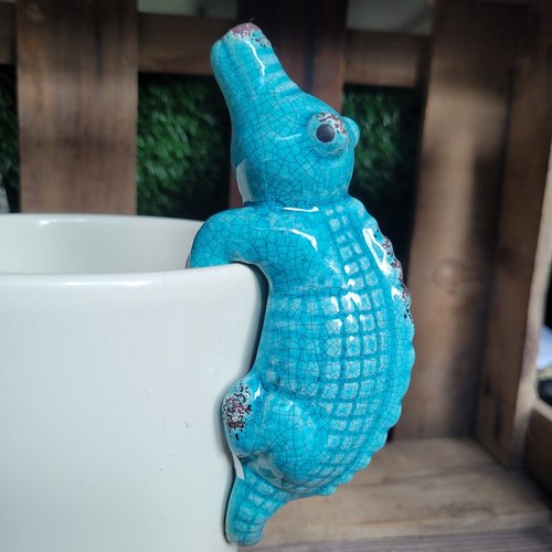 Krokodil figur topfhänger - krokodil,