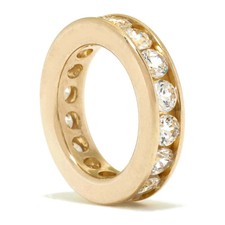 Taufring 333er 8K Gelbgold mit Zirkonia ideales Geschenk zur Taufe