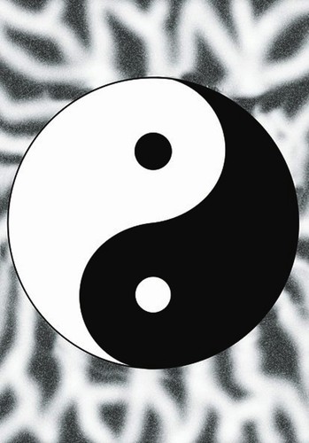 Yin yang flagge - yang,