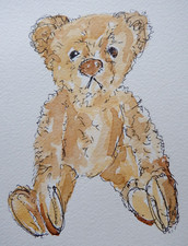 Original Aquarell Gemälde