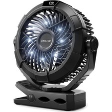 Portable Camping Fan with LED