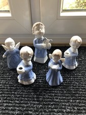 Porzellan Figuren, Porzellan Engel, Weihnachtsengel 5 Stück im Konvolut!!