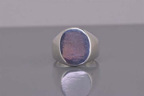 Sterling silber oval - silber, 16