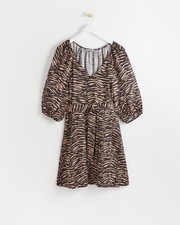 Oliver Bonas Damen braunes Minikleid Größe 8