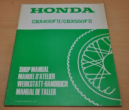 Honda cbx400f cbx550f - honda, ii