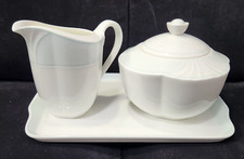 2.3 Villeroy & Boch * Delta * 4.tlg Milchkännchen + Zuckerdose + Tablett Menage