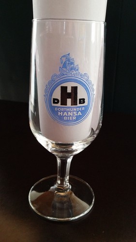 Bierglas dortmunder hansa bier - hansa,