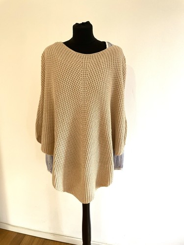 Poncho marc polo beige - poncho,