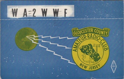 Amateur radio qsl postcard - amateur,