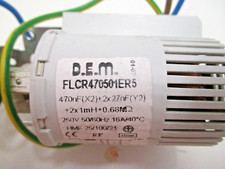 Kondensator Waschmaschine D.E.M. Netzfilter  FLCR470501ER5, HMF 25/100/21