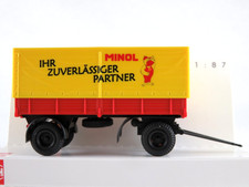 Busch 53358 Anhänger IFA HL 80 mit Plane (1967) "MINOL (DDR)" 1:87/H0 NEU/OVP
