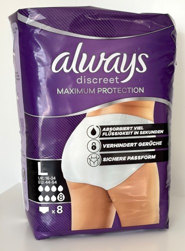 Always discreet maximum - always,