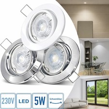 LED Einbaustrahler Tom 5W 230V