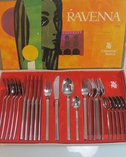 Besteck 6 Personen WMF Ravenna Cromargan 24-teilig guter Zustand  (D1)