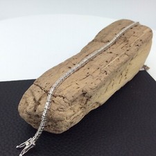 Tennis Armband  585/14k Weißgold 99 x Diamant  1,00 ct Brillant #1949