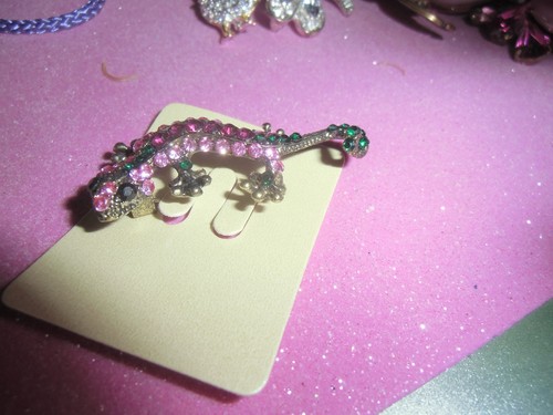 Brosche salamander gecko - salamander,