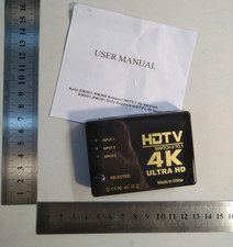 HDMI 3 fach Umschalter Switch 4K Ultra HD 3 Input 1 Output HDTV Switch 3to1