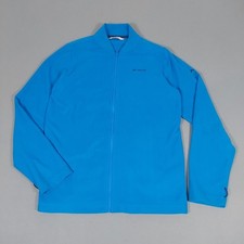 Vaude Jungen Winter Fleece Pullover Alter 13-14 Jahre blau Langarm durchgehender Reißverschluss
