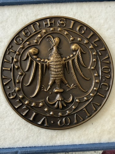 Bronze medaille plakette - bronze-medaille/plakette, im
