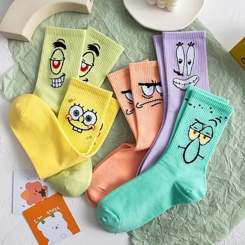 Spongebob anime baumwollsocken - spongebob,