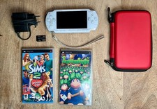 Sony PSP 1000 Base Pack weiß Handheld-Spielkonsole + Zubehöhr
