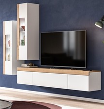 Wohnwand weiß und Artisan