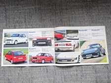 Zender Tuning Alfa Porsche Renault Prospekt Brochure Deutsch selten rare