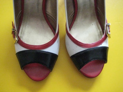 Vintage peeptoe pumps - peeptoe, 40er