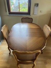 Warring Stilmöbel Esstisch + 4 Stühle