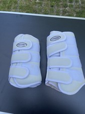 4er Set Dressurgamaschen Pagony, Warmblut / Full, Weiss