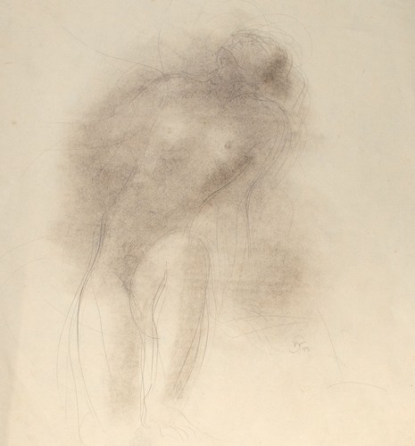 Willi schmid frauenakt - schmid, pastell