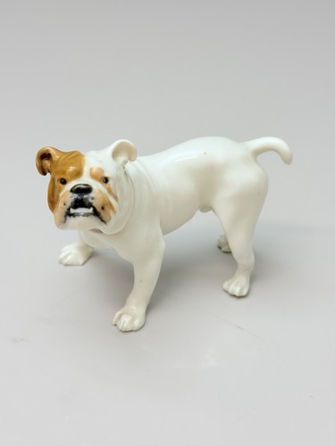 Meissen hund figur bulldogge - meissen, figur,