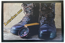 Fußmatte Schmutzfangmatte rutschfest  Latschen aus F059