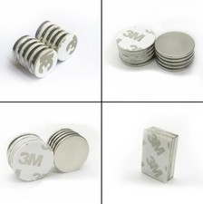 ★TheQ★ Neodym Supermagnet selbstklebend mit 3M-Schaumkleber 10-60mm