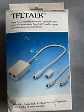 AppleTalk PhoneNet Connection Box mit Mini Din 8 pin Konnektor und Kabel in OVP