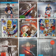PlayStation 3 PS 3 Spiele Case Anleitung Action Sci-Fi Sport Race Auswahl