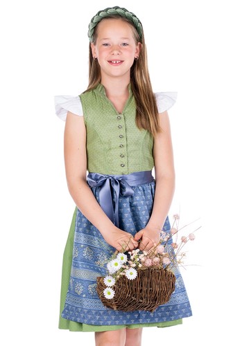 Kinderdirndl 2tlg trudy grün - kinderdirndl, 2tlg.